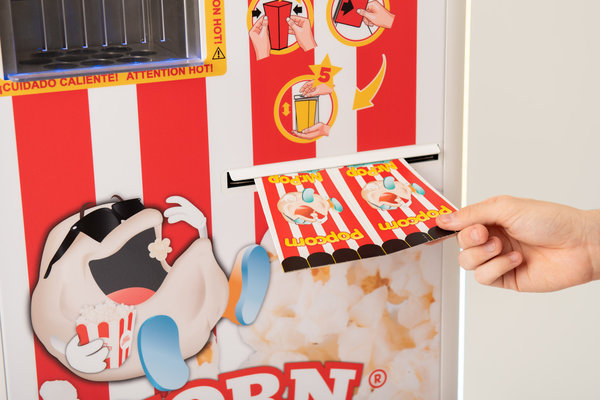 Popcorn vending machine Mod. 140_EU Corn Poppets