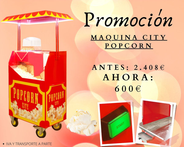 (OUTLET) Popcorn machine Mod. Popcorn City